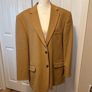 Classic Tan Blazer camel/wool super soft and warm